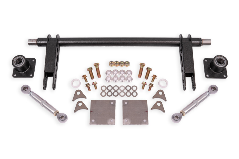 Ford Mustang Sway Bar Kit - Rear - BMR Suspension - 1.375in Rear Weld-on Anti-roll Bar Kit Hollow - Black Hammertone - `79-`04 Ford Mustang Sway Bar Kit - Rear - BMR Suspension - 1.375in Rear Weld-on Anti-roll Bar Kit Hollow - Black Hammertone - `79-`04